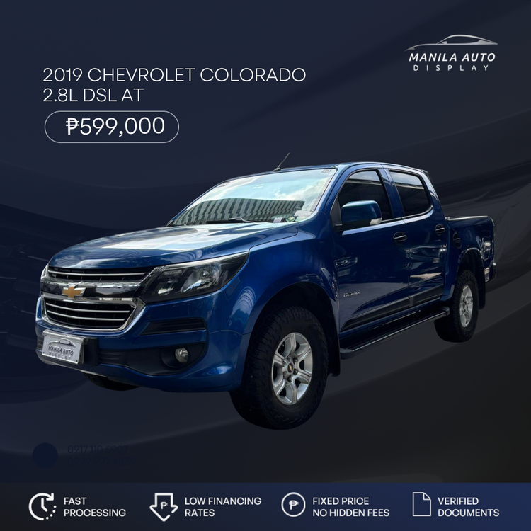 2019 CHEVROLET	COLORADO LT 2.8L DSL AUTOMATIC TRANSMISSION