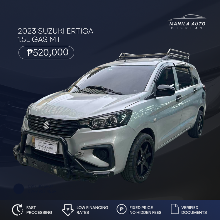 2023 SUZUKI ERTIGA 1.5L GAS MANUAL TRANSMISSION