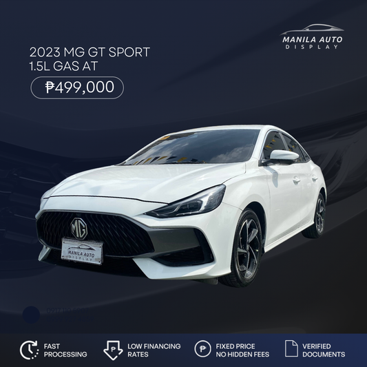 2023 MG GT SPORT 1.5L GAS AUTOMATIC TRANSMISSION