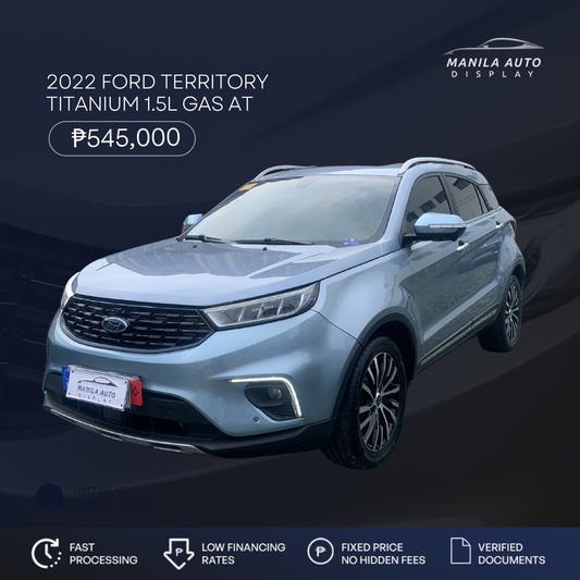 2022 FORD TERRITORY TITANIUM 1.5L GAS AUTOMATIC TRANSMISSION