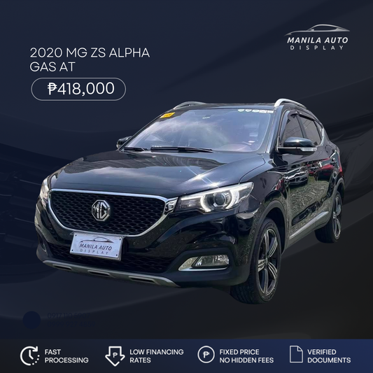 2020 MG ZS ALPHA GAS AUTOMATIC TRANSMISSION
