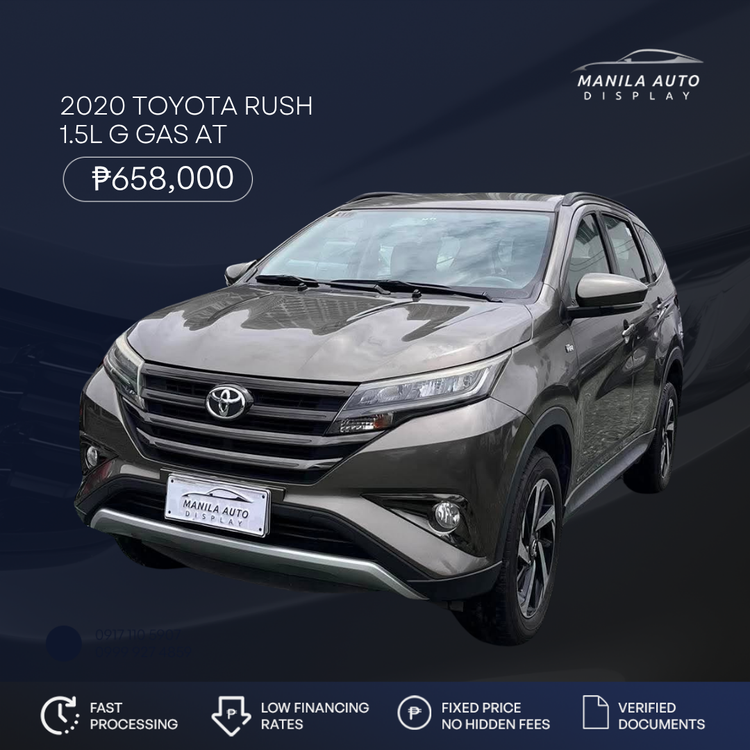 2020 TOYOTA RUSH 1.5L G GAS AUTOMATIC TRANSMISSION