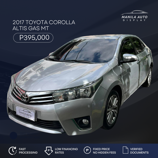 2017 TOYOTA COROLLA ALTIS GAS MANUAL TRANSMISSION