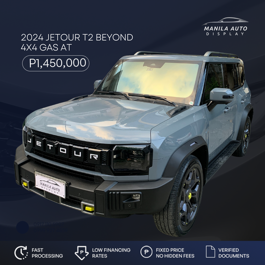 2024 JETOUR T2 BEYOND 4X4 GAS AUTOMATIC TRANSMISSION