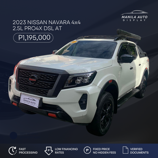 2023 NISSAN NAVARA PRO4X 4X4 AUTOMATIC TRANSMISSION (LOADED UPGRADES)