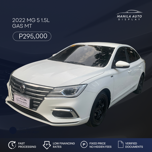 2022 MG5 GAS MANUAL TRANSMISSION