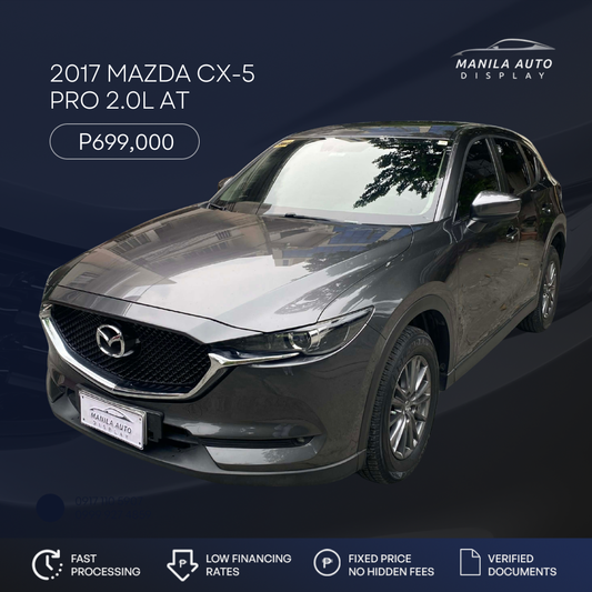 2017 MAZDA CX-5 PRO 2.0L AUTOMATIC TRANSMISSION
