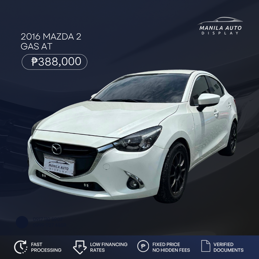 2016 MAZDA 2 GAS AUTOMATIC TRANSMISSION