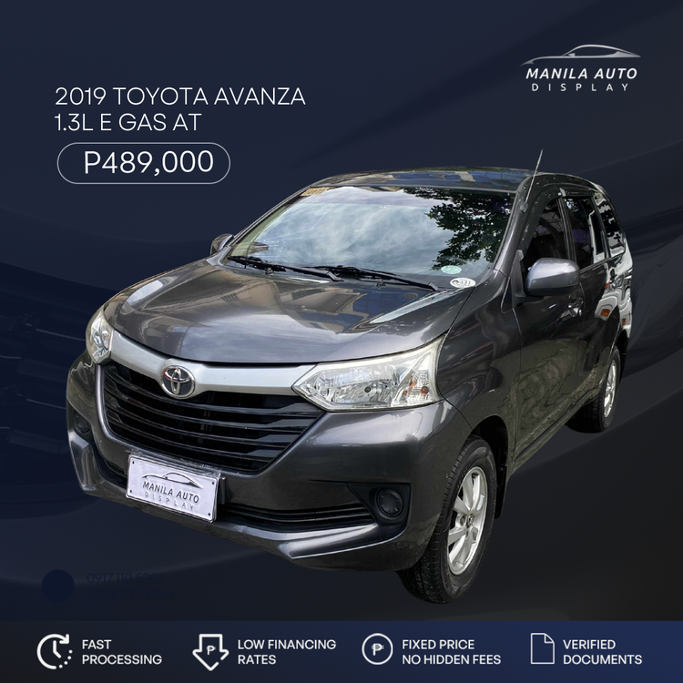2019 TOYOTA AVANZA 1.3L E GAS AUTOMATIC TRANSMISSION