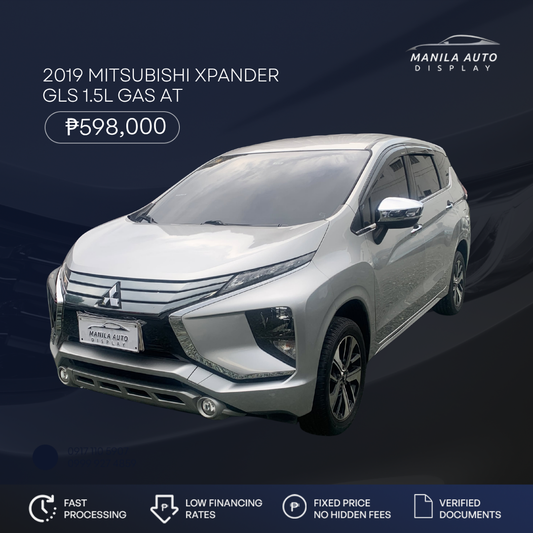 2019 MITSUBISHI XPANDER GLS 1.5L GAS AUTOMATIC TRANSMISSION