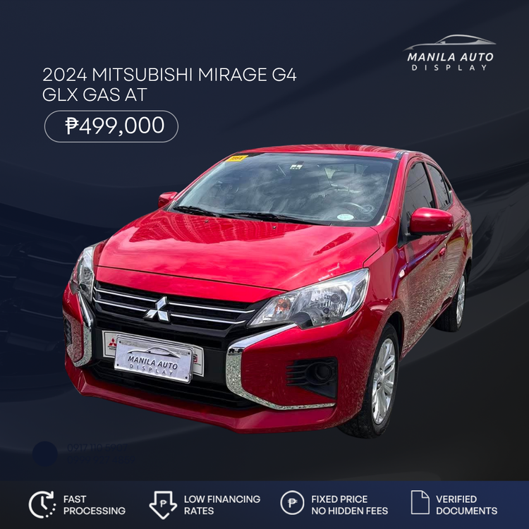 2024 MITSUBISHI MIRAGE G4 GLX GAS AUTOMATIC TRANSMISSION