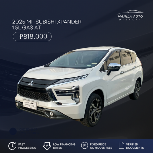 2025 MITSUBISHI XPANDER 1.5L GAS AUTOMATIC TRANSMISSION