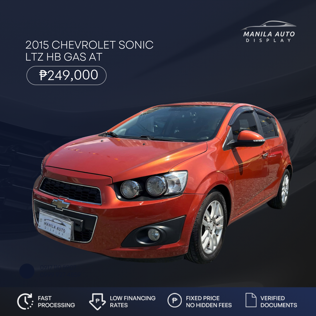 2015 CHEVROLET	SONIC LTZ HB GAS AUTOMATIC TRANSMISSION