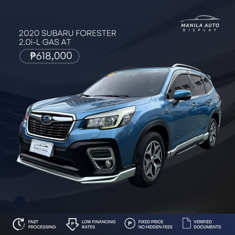 2020 SUBARU FORESTER 2.0i-L GAS AUTOMATIC TRANSMISSION