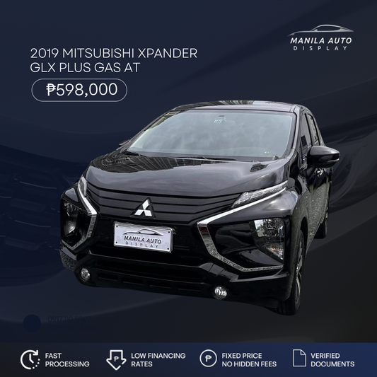 2019 MITSUBISHI XPANDER GLX PLUS GAS AUTOMATIC TRANSMISSION