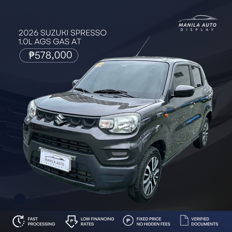 2026 SUZUKI SPRESSO 1.0L AGS GAS AUTOMATIC TRANSMISSION