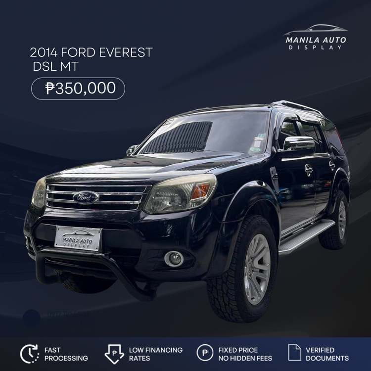2014 FORD EVEREST DSL MANUAL TRANSMISSION