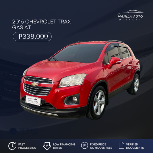 2016 CHEVROLET	TRAX GAS AUTOMATIC TRANSMISSION (72TKMS)