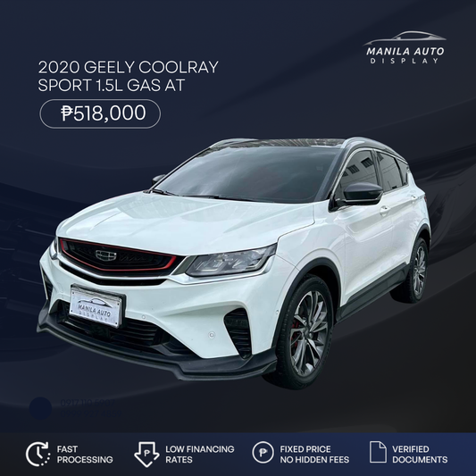 2020 GEELY COOLRAY SPORT 1.5L GAS AUTOMATIC TRANSMISSION