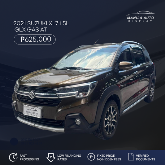 2021 SUZUKI XL7 1.5L GLX GAS AUTOMATIC TRANSMISSION