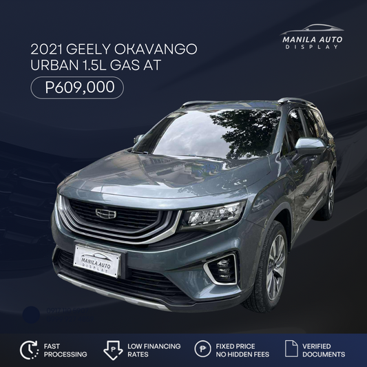 2021 GEELY OKAVANGO URBAN 1.5L GAS AUTOMATIC TRANSMISSION