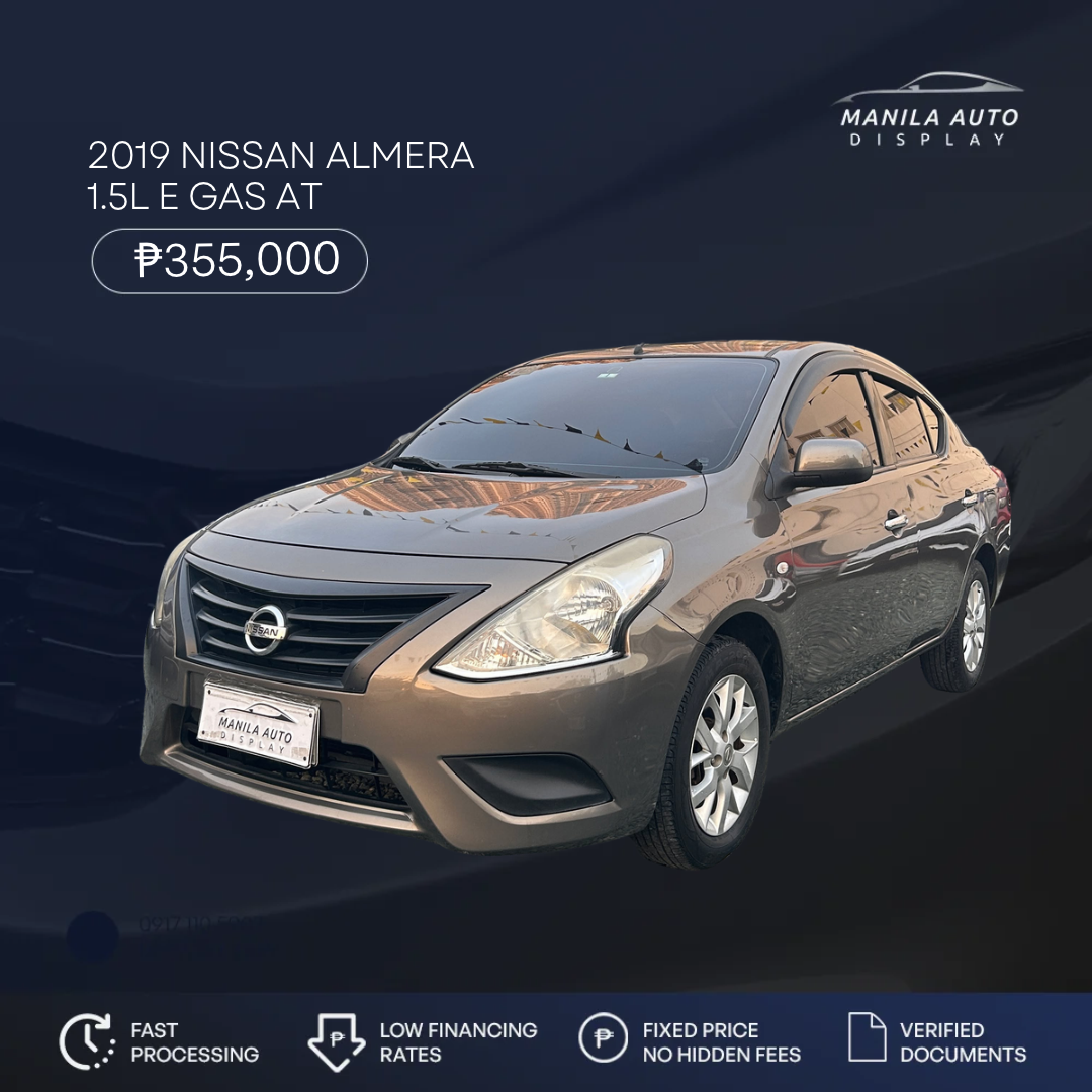 2019 NISSAN	ALMERA 1.5L E GAS AUTOMATIC TRANSMISSION