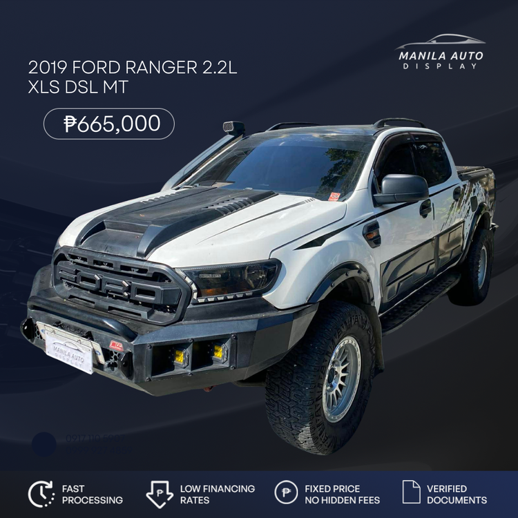 2019 FORD RANGER 2.2L XLS DSL MANUAL TRANSMISSION (FULLY LOADED)