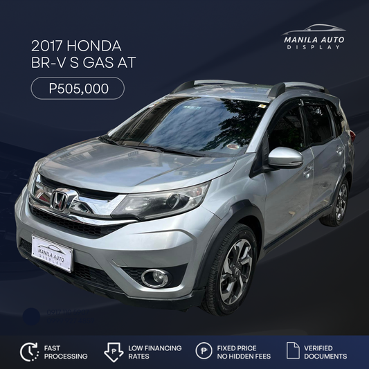 2017 HONDA BRV S GAS AUTOMATIC TRANSMISSION