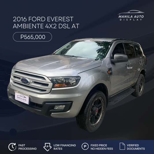 2016 FORD EVEREST AMBIENTE 2.2L 4X2 DSL AUTOMATIC TRANSMISSION