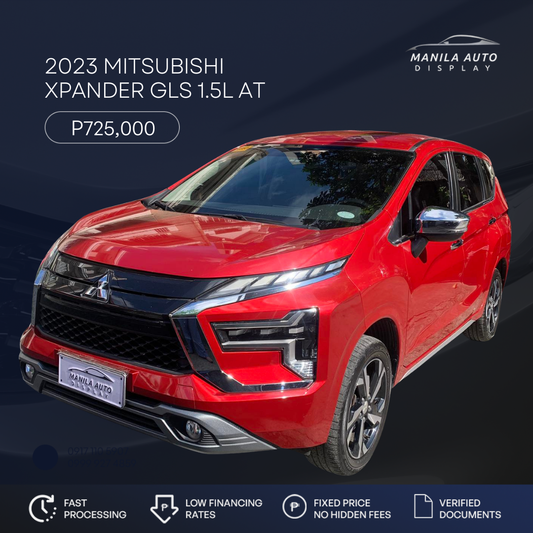 2023 MITSUBISHI	XPANDER 1.5L GLS GAS AUTOMATIC TRANSMISSION