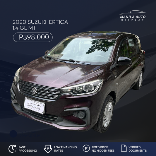 2020 SUZUKI ERTIGA 1.4 GL MANUAL TRANSMISSION