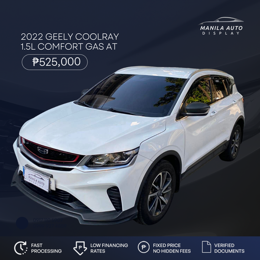 2022 GEELY COOLRAY 1.5L COMFORT GAS AUTOMATIC TRANSMISSION