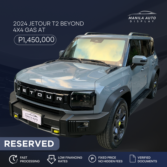 2024 JETOUR T2 BEYOND 4X4 GAS AUTOMATIC TRANSMISSION