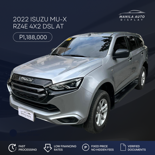 2022 ISUZU MU-X RZ4E 4X2 DSL AUTOMATIC TRANSMISSION
