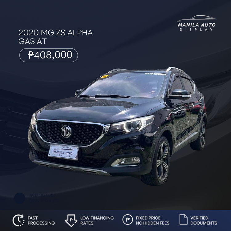 2020 MG ZS ALPHA GAS AUTOMATIC TRANSMISSION