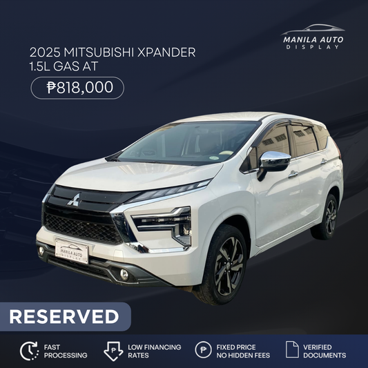 2025 MITSUBISHI XPANDER 1.5L GAS AUTOMATIC TRANSMISSION
