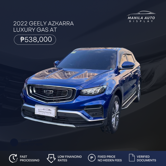 2022 GEELY AZKARRA LUXURY GAS AUTOMATIC TRANSMISSION