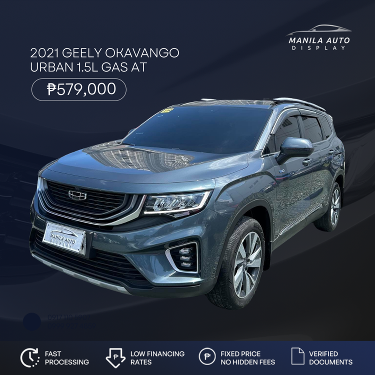 2021 GEELY OKAVANGO URBAN 1.5L GAS AUTOMATIC TRANSMISSION