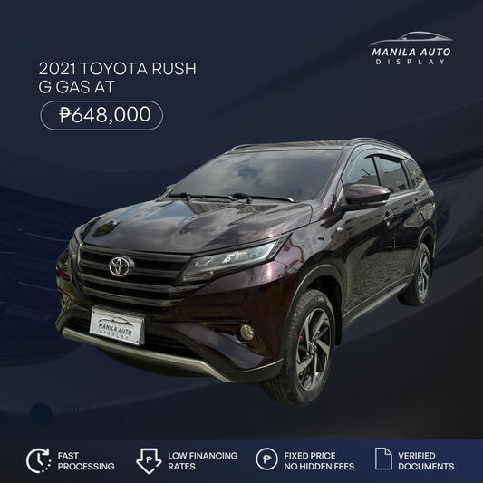 2021 TOYOTA RUSH G GAS AUTOMATIC TRANSMISSION