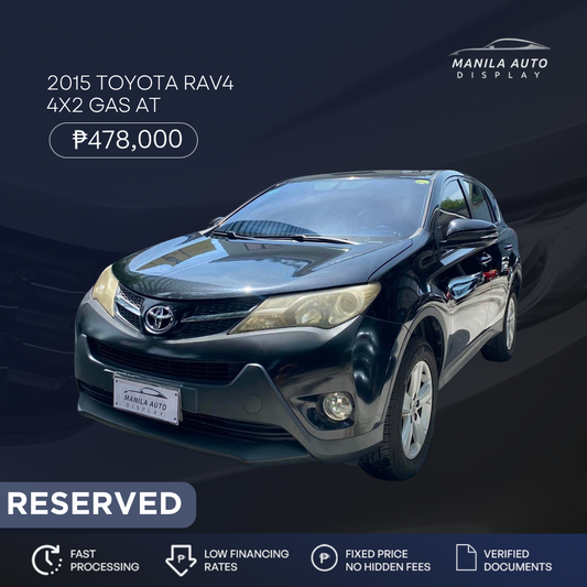 2015 TOYOTA RAV4 RAV 4 2.5L 4X2 GAS AUTOMATIC TRANSMISSION
