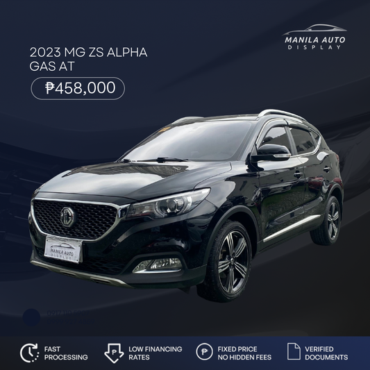 2023 MG ZS ALPHA GAS AUTOMATIC TRANSMISSION