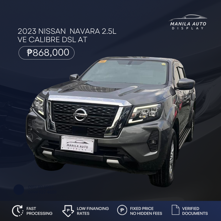 2023 NISSAN NAVARA 2.5L VE CALIBRE DSL AUTOMATIC TRANSMISSION