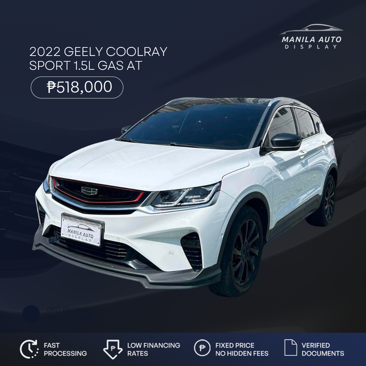 2022 GEELY COOLRAY SPORT 1.5L GAS AUTOMATIC TRANSMISSION
