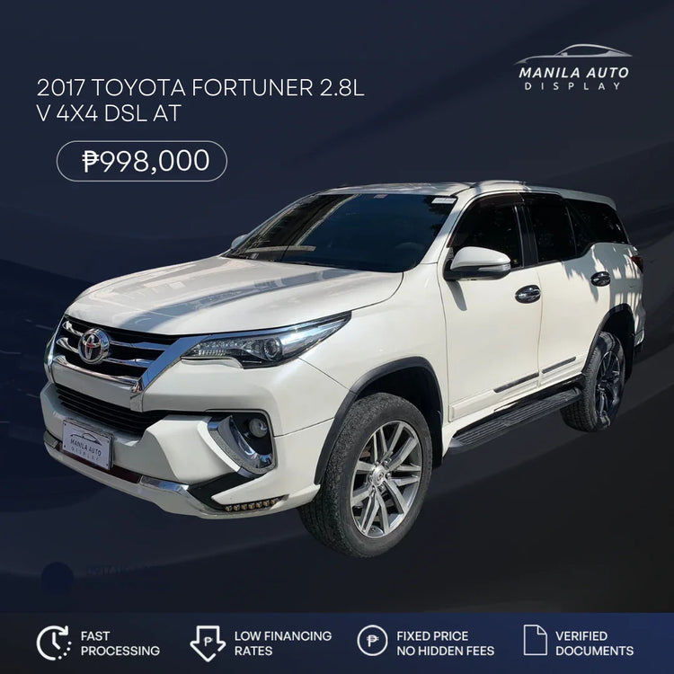 2017 TOYOTA  FORTUNER 2.8L V 4X4 DSL AUTOMATIC TRANSMISSION