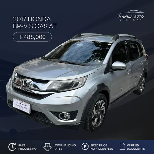 2017 HONDA BRV S GAS AUTOMATIC TRANSMISSION