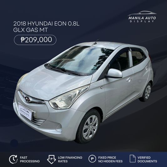 2018 HYUNDAI EON 0.8L GLX GAS MANUAL TRANSMISSION