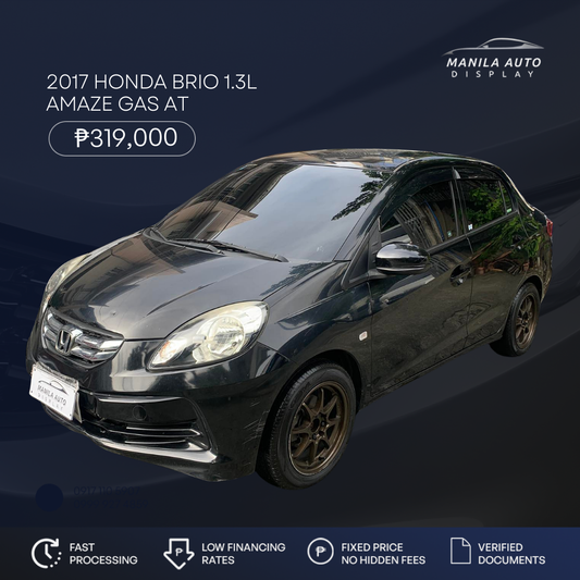 2017 HONDA	BRIO 1.3L AMAZE GAS AUTOMATIC TRANSMISSION