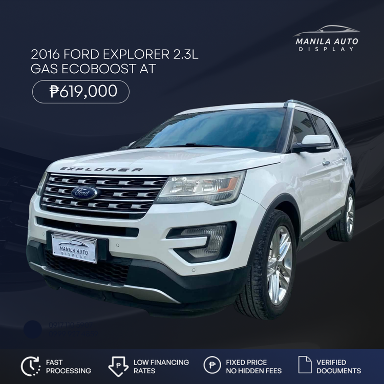 2016 FORD EXPLORER 2.3L GAS ECOBOOST AUTOMATIC TRANSMISSION