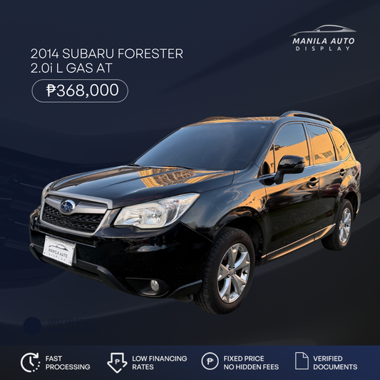 2014 SUBARU FORESTER 2.0i L GAS AUTOMATIC TRANSMISSION