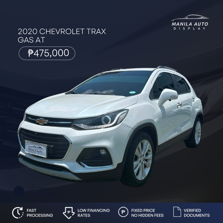 2020 CHEVROLET TRAX GAS AUTOMATIC TRANSMISSION